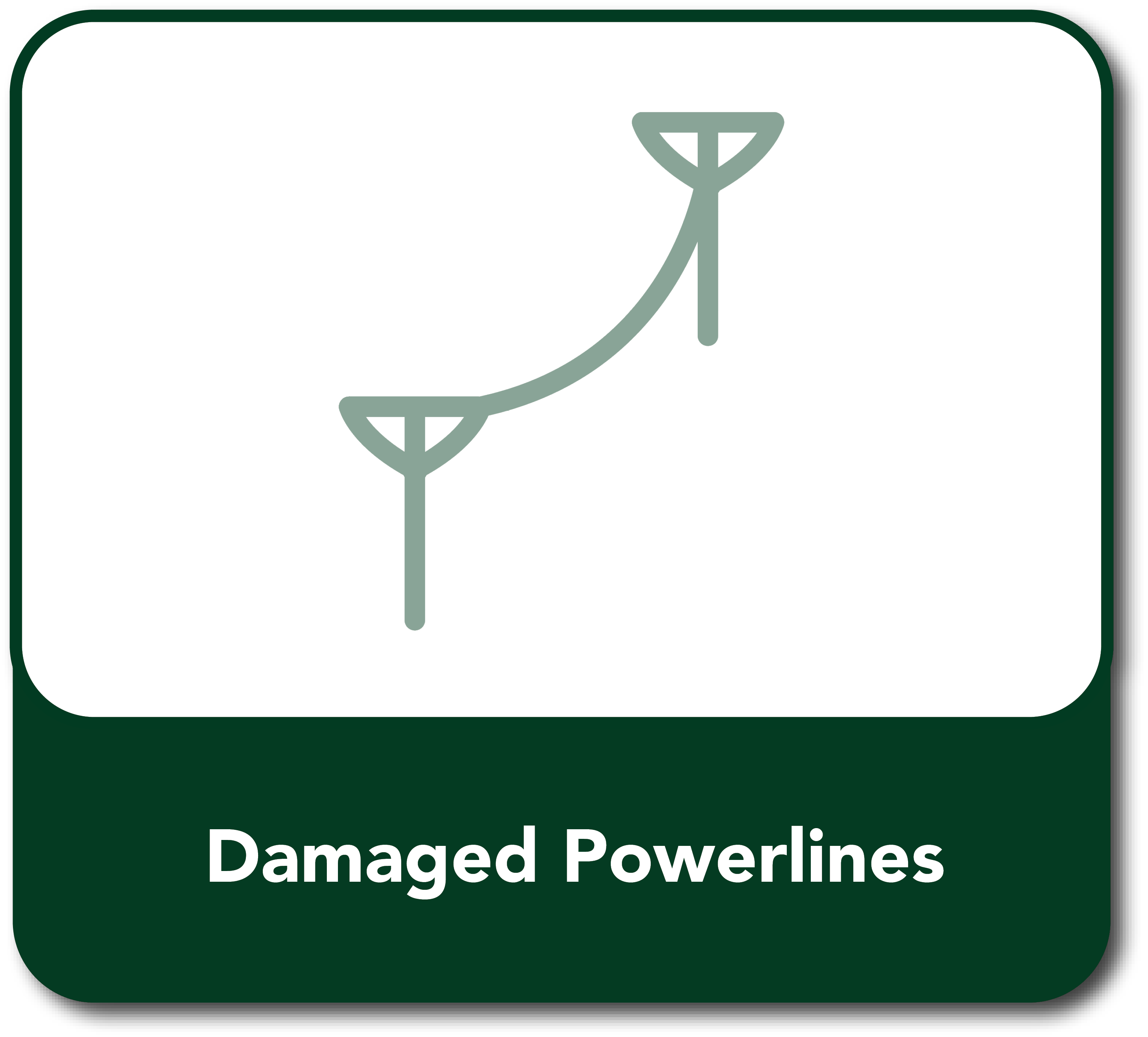 Damaged Powerlines Button hover