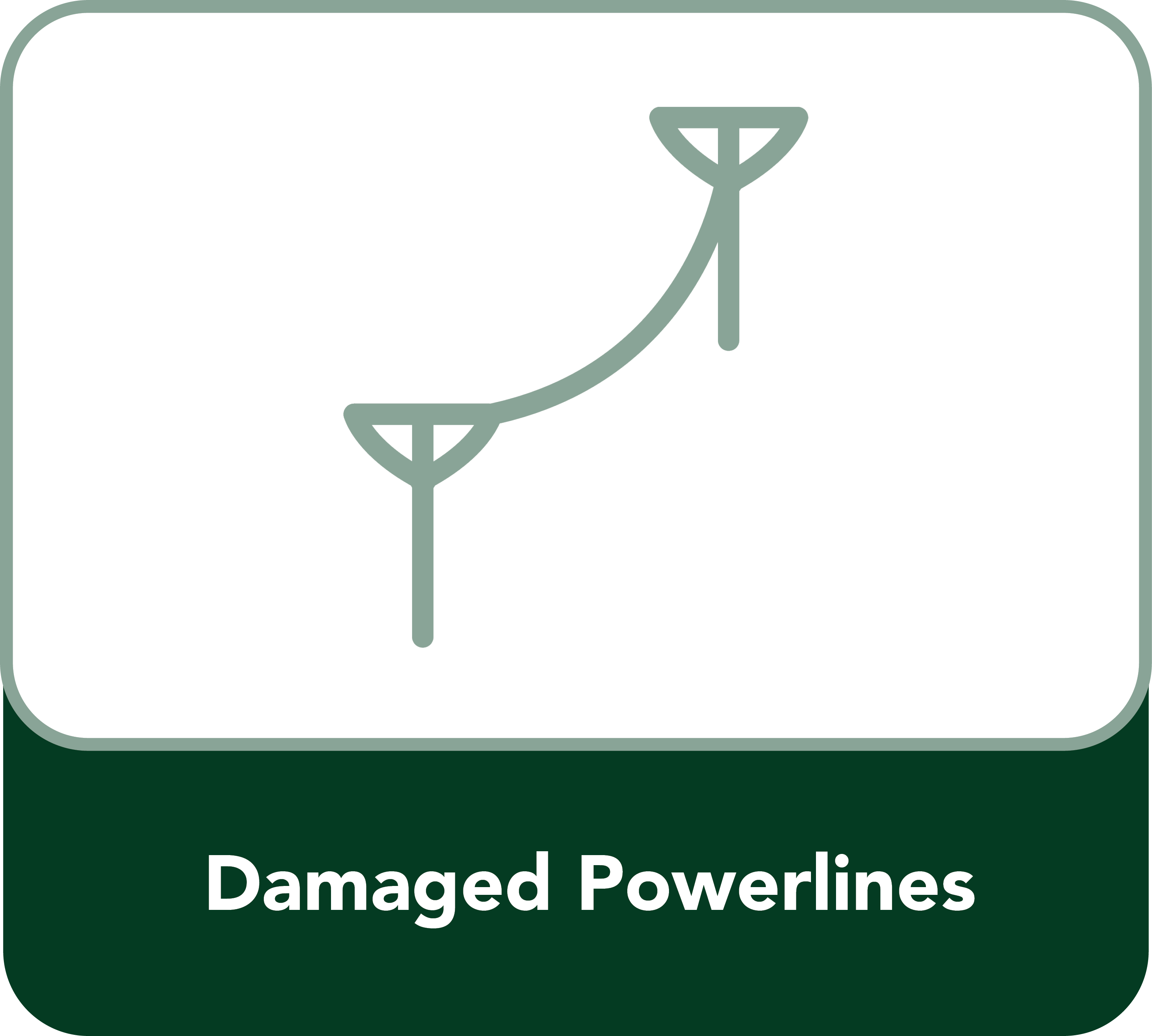 Damaged Powerlines Button