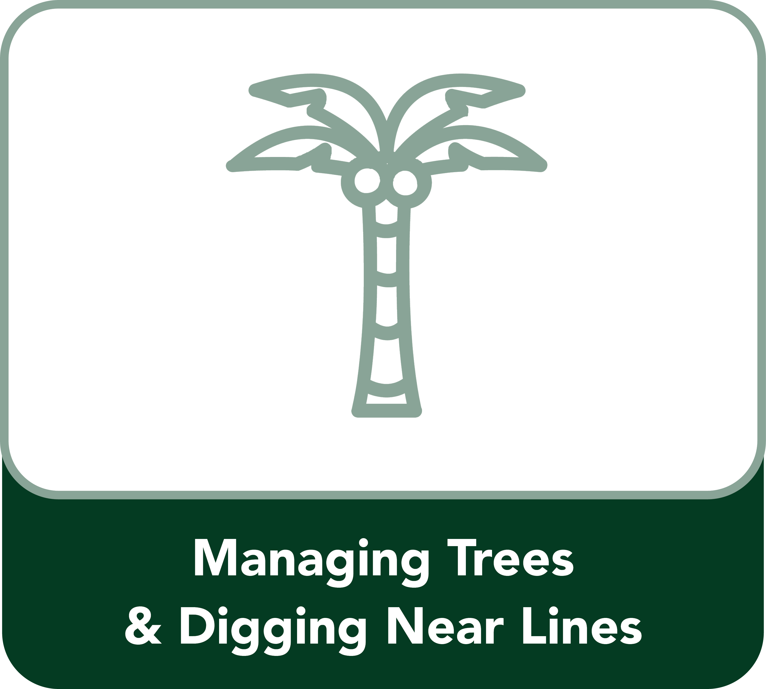 Managing trees Button